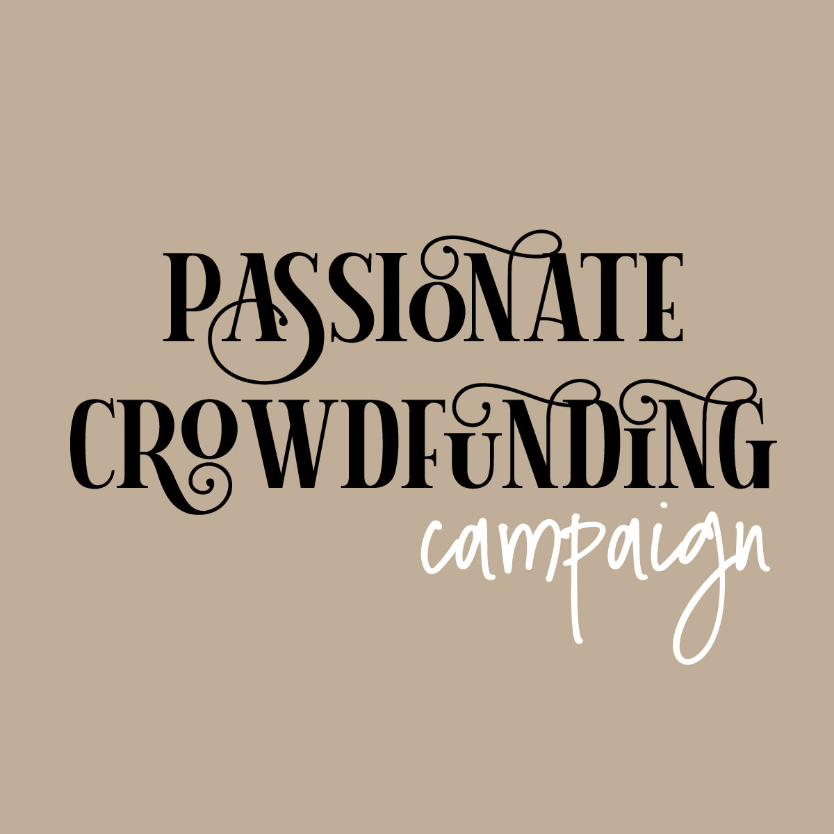 Passionate Crowdfunding Campaign